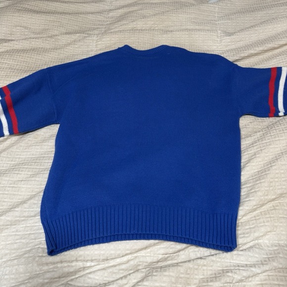 Vintage Cliff Engle New York Giants Sweater NFL Blue Mens Size XL Made In USA - Picture 8 of 8
